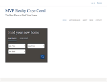 Tablet Screenshot of mvprealtycapecoral.com